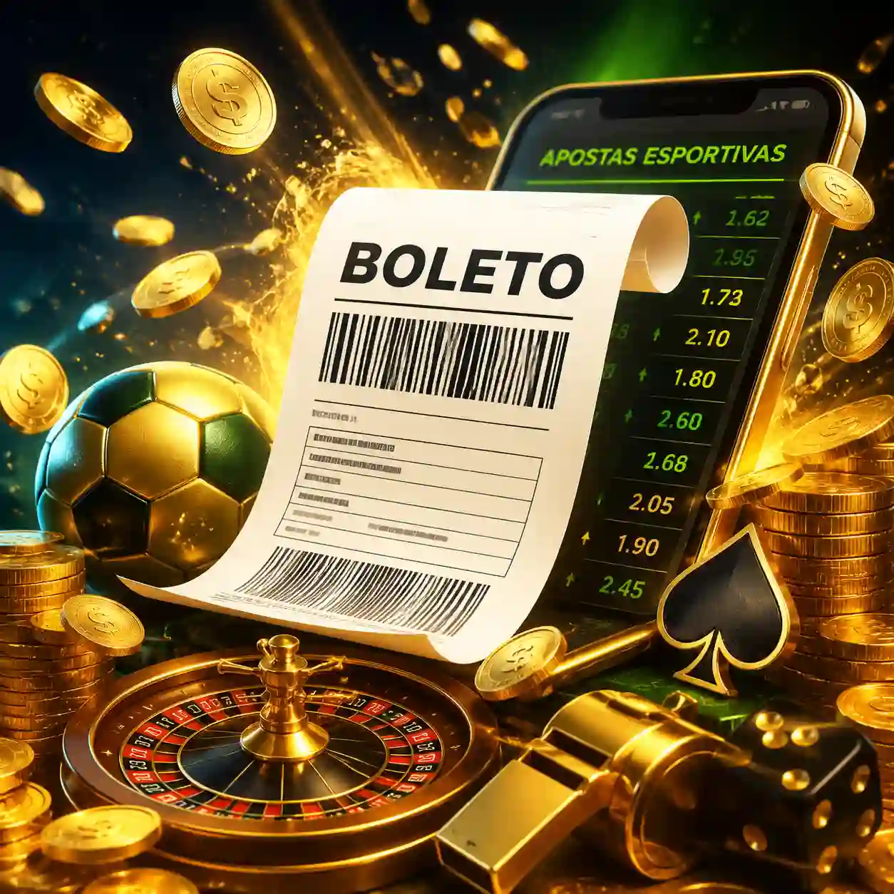 Depósito por boleto bancário na plataforma 05p.com